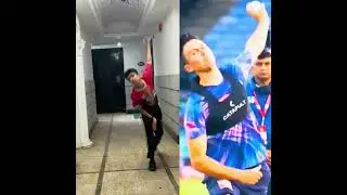 Trent boult bowling action copy 🔥👀😉 #cricket #youtubeshorts #shorts #trentboult #ipl