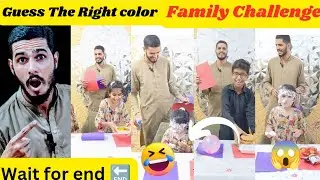 Guess The Right color family Challenge 😱 #viralvideo #asmreating #mukbang #burger