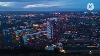 Wolverhampton / heath-town birdeye view.