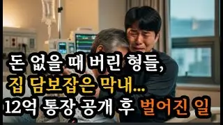 돈없는 아비라고 아버지가 죽는다고 해도 안오는 놈들이,  돈 냄새 맡고 왔잖아.