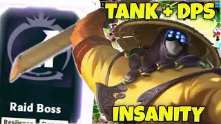 CRAZY DAMAGE + UNKILLABLE on JAX in 2v2v2v2 Arenas (Raid Boss) - League Of Legends