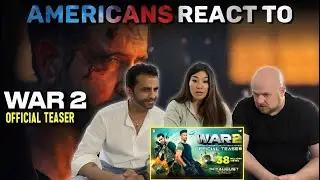 WAR 2 Official Teaser Reaction by New Yorkers | Hrithik Roshan, NTR, Kiara Advani | YRF Spy Universe
