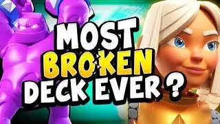 HEALER + ELIXIR GOLEM NIGHT WITCH is an UNSTOPPABLE COMBO! - CLASH ROYALE