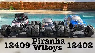 Comparison between WLtoys 12409, 12402 and Pxtoys Piranha