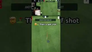 Now that&rsquo;s a golf shot!! Spin Rate perfection. #golf #simgolf