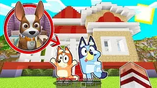 APARECE BABY TRACKER DE PAW PATROL EN CASA DE BLUEY EN MINECRAFT