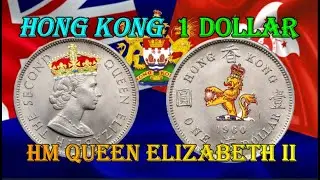 RARE ONE DOLLAR - HONG KONG 1960 - VALUE -WORTH COLLECTING