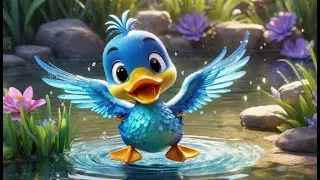Ducky Dee Wears a Bow | Cute Animal Rhyme for Kids | Nursery Rhymes in English