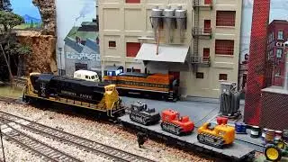Operating Session on the Spokane model railroad. August 2025
