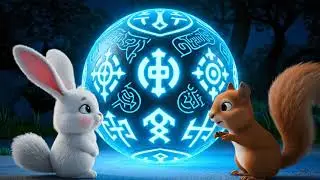 White Rabbit and Brown Squirrel 38