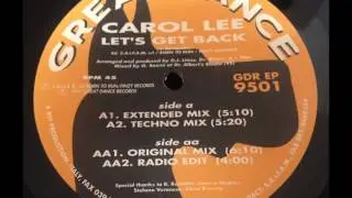 Carol Lee - Let's Get Back