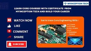 Master Core Engineering Courses &ndash; LT Panel | HT Panel | PLC/SCADA | IoT | Embedded Systems