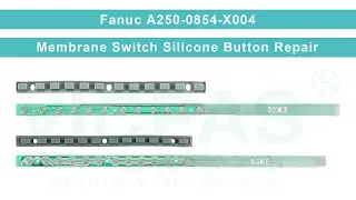 A250-0854-X004 Fanuc Membrane Keyboard Silicone Mold Replacement