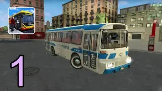 SINGLE DECKER Bus Driving | Bus Simulator PRO 2 gameplay part-1 (Android, iOS)
