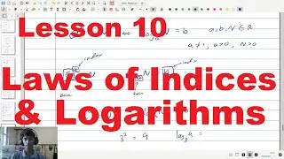 Laws of Indices and Logarithms : Lesson 10 (Grade 12 English medium)
