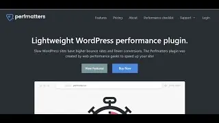วิธีการติดตั้ง Perfmatters | Lightweight Performance WordPress Plugin