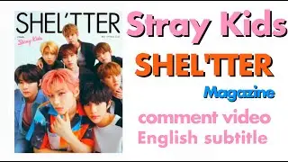 【Stray Kids/English sub】SHEL'TTER Magazine COMMENT video