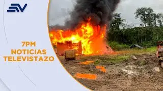 Tres detenidos tras operativo anti miner&iacute;a ilegal en Morona Santiago | Televistazo