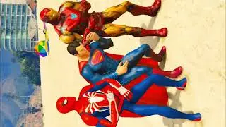 Who Is Stronger? Spider-Man vs Superman vs tung tung sahura vs Hulk. Funniest 3D Animation 