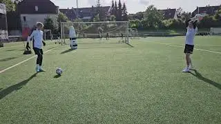 Warm up: Pa&szlig;spiel und Fangtechnik koordinativ