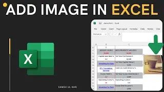 How to Add Image in Excel Cell | Excel | Samehulhaq