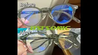 Ultrasonic Eyeglass Cleaning | Before & After + Full Cleaning Process