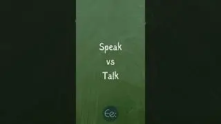 Speak vs Talk 🤔 в чём разница? #английский #слова #разница #значение #объяснение #исследование