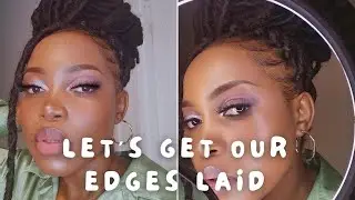 HOW TO LAY EDGES| LONG LASTING WITH GOT2B|Roadto500Subbies| SOUTH AFRICAN YOUTUBER|TERSIA TSHABALALA