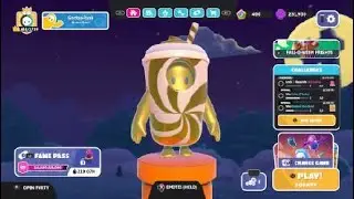 Gold shake skin gameplay | Fall Guys