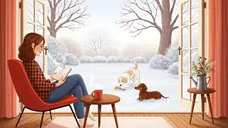Snowy Garden Quiet Time ❄️ | Cozy Lofi for Peaceful Afternoons