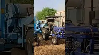 FarmtracT20😮 Performance in Combinethresher#Punni#Kissan#Subscribe for full video#