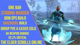 One Bar Stamina Warden Bow DPS Build for ESO Update 45