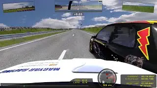 Trying to Race Stankovikj 1900 cc Williams with slower car - Skopje Belvi OnBoard