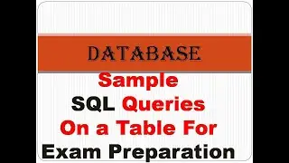 SQL queries on a table (solved)