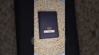 Customized Passport cover for him&hearts;️ dm for orders✨️ #anniversaryhamper #birthdayhamper #giftidea