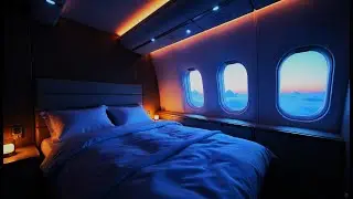 Soothing Airplane Engine Sound | Cabin White Noise for Deep Sleep