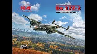 Do 17Z-2, Бомбардировщик ВВС Финляндии арт.72308 1:72