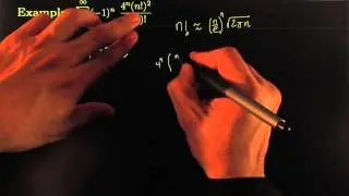 ratio test failed example stirling