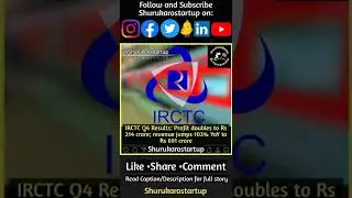 IRCTC Q4 Results: Profit doubles to Rs 214 crore; revenue jumps 103% YoY to Rs 691 crore #irctc