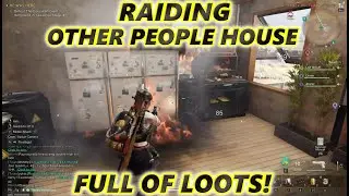 Once Human Raiding Other People House, Full of Loots! Becareful When PVP In This Game!