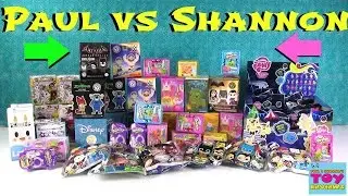 Paul vs Shannon Dice Game Challenge | Disney Funko Shopkins MLP | PSToyReviews