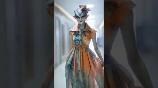 Alien Girls Fashion Show | Futuristic AI Fashion Meets the Galaxy! #AlienGirls #AIArt #FashionShow