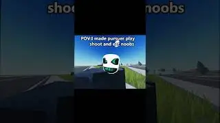 POV : I made pursuer play shoot and eat noobs! :D #roblox  #robloxanimation  #dieofdeath