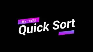 How To Quick Sort of Any Data || Quick Sortion of Data & it's important points