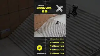 Barspin на BMX с 25 ступеней | Кураж Адамс