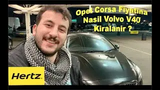 Ingiltere'de Arac Kiralama - Nasil £40'a Volvo V40 Kiralanir? Rent A Car at Heathrow Airport - Hertz