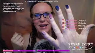 🦄 Twitch Replay 8/24 Head hurts.  Must make relaxing noises.🖐🏻 *ENG ~🦄Kata&rsquo;s Pillowfort💤