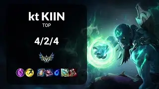 kt Kiin Ryze vs Jayce TOP - KR CHALLENGER Patch 14.4
