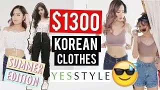 $1300 YESSTYLE KOREAN CLOTHES TRY ON | Did I get ripped off??
