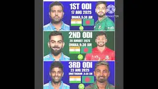 India Tour of Bangladesh, 2025 for the 3ODI match series (17 AUG-23 AUG) #shortsfeed#indvsban